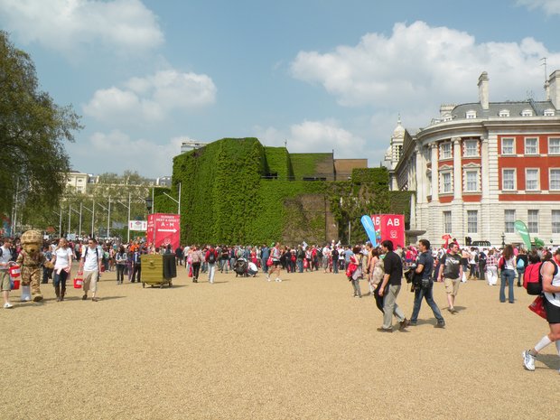  Horse Guards Parade, bâtiment couvert de lierre (Admiralty Citadel)